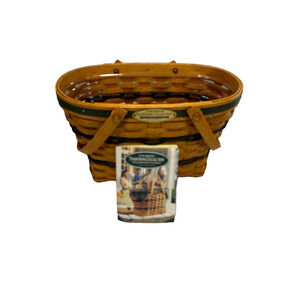 1997 Longaberger Traditions Collection Fellowship Basket w/Protector